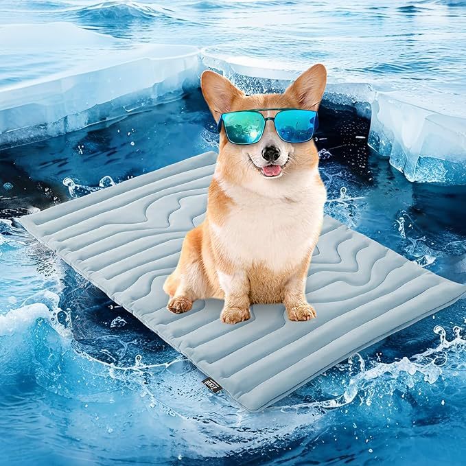 Natural Self-Cooling Pet Mat for Dogs & Cats