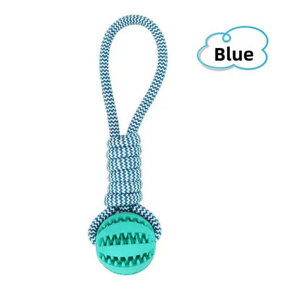Dog Chew Toy Tug Rope Treat Ball