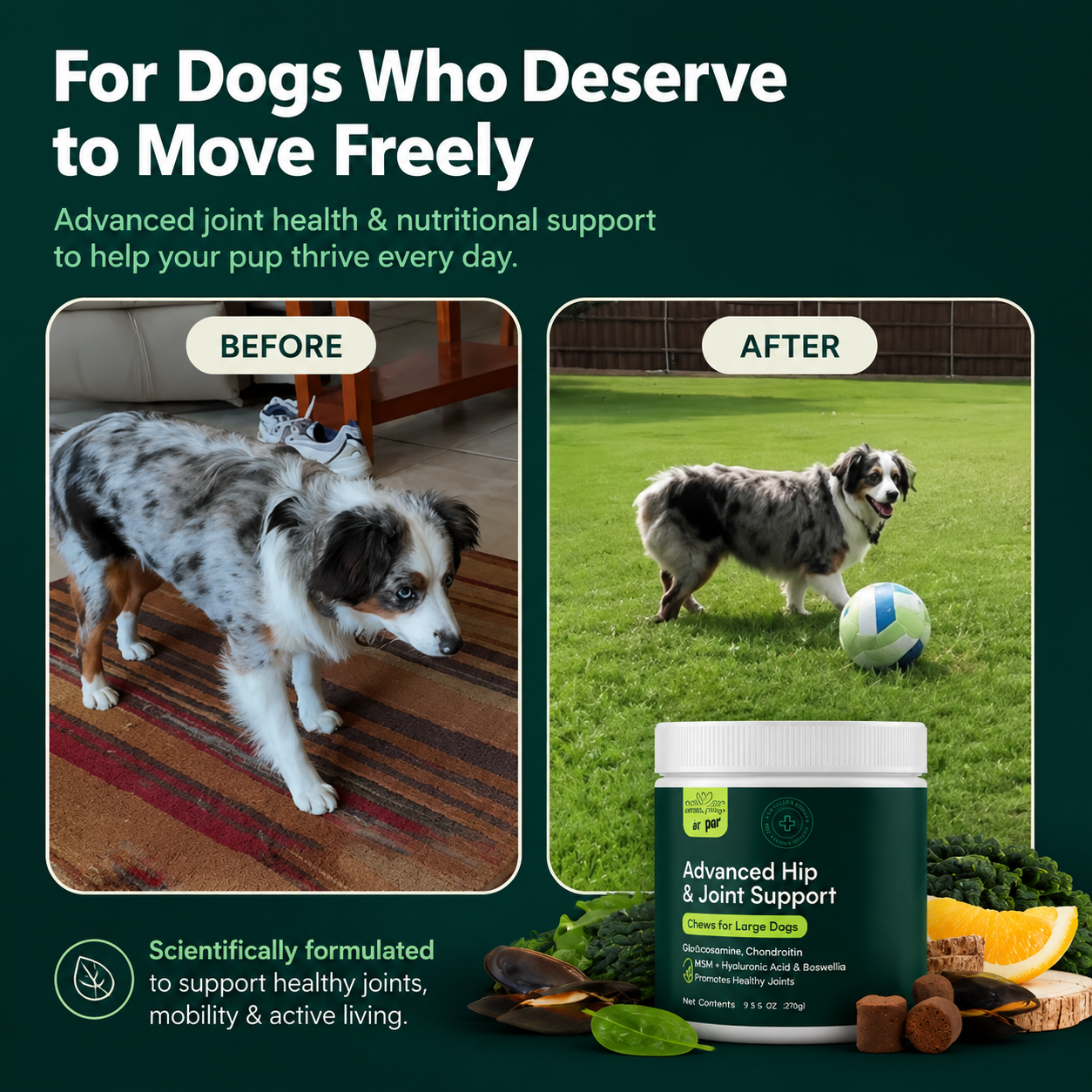 PawFlex™ Hip & Joint Chews for Dogs
