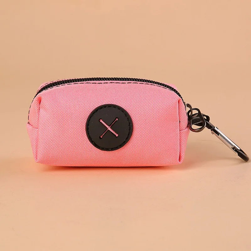 Stylish Dog Poop Bag Holder – Hands-Free Waste Bag Dispenser for Walks & Adventures