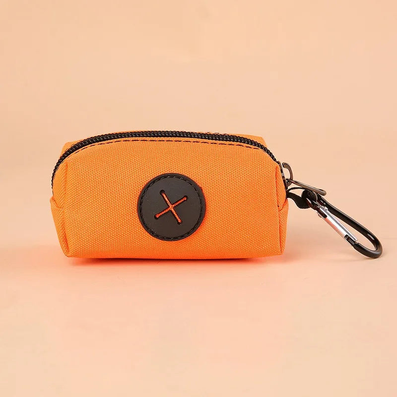 Stylish Dog Poop Bag Holder – Hands-Free Waste Bag Dispenser for Walks & Adventures