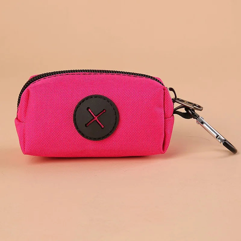 Stylish Dog Poop Bag Holder – Hands-Free Waste Bag Dispenser for Walks & Adventures