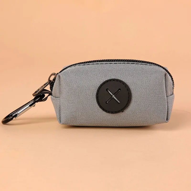 Stylish Dog Poop Bag Holder – Hands-Free Waste Bag Dispenser for Walks & Adventures