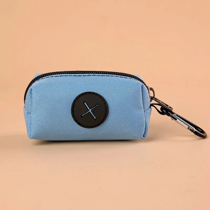 Stylish Dog Poop Bag Holder – Hands-Free Waste Bag Dispenser for Walks & Adventures