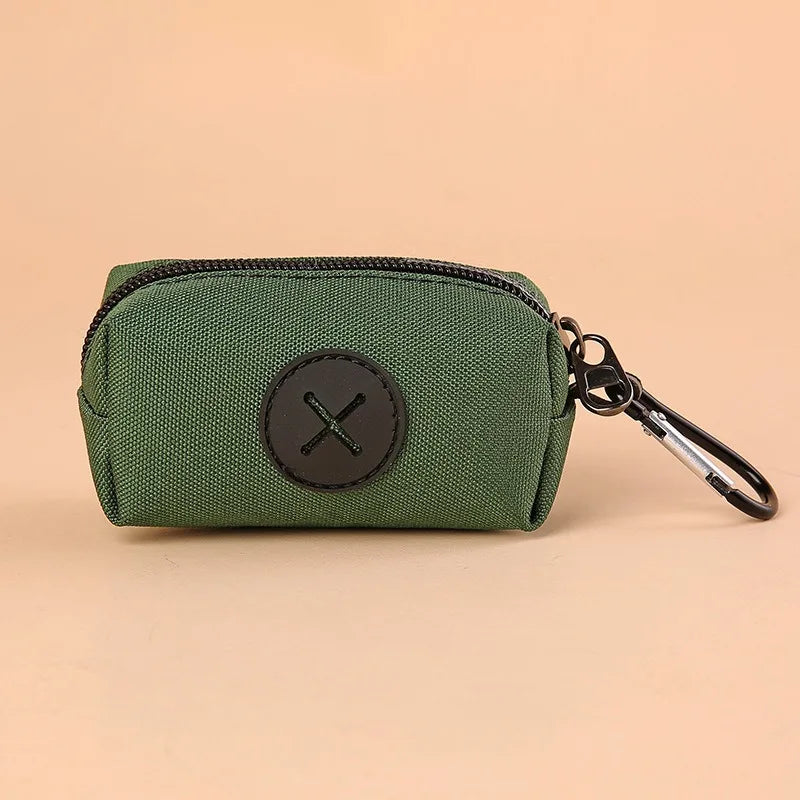 Stylish Dog Poop Bag Holder – Hands-Free Waste Bag Dispenser for Walks & Adventures